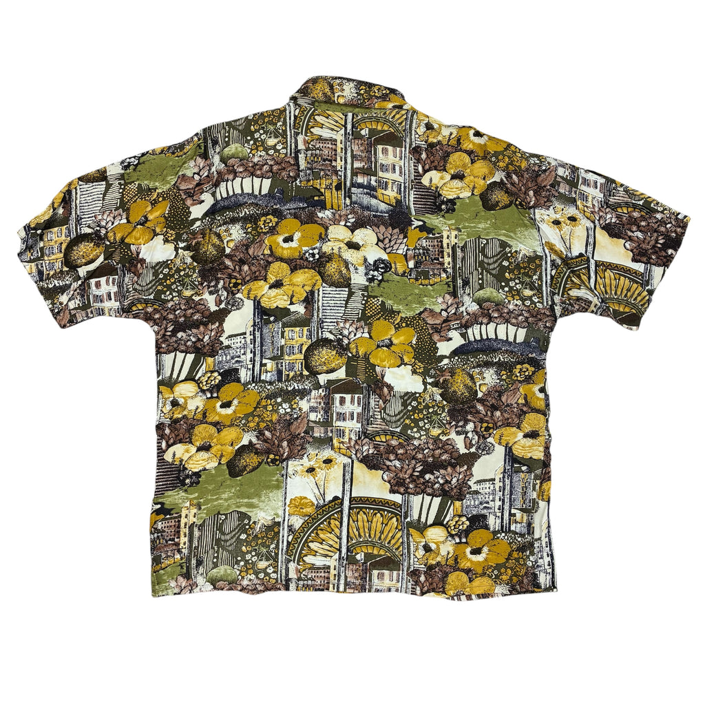 Short Sleeve Pattern Blouse