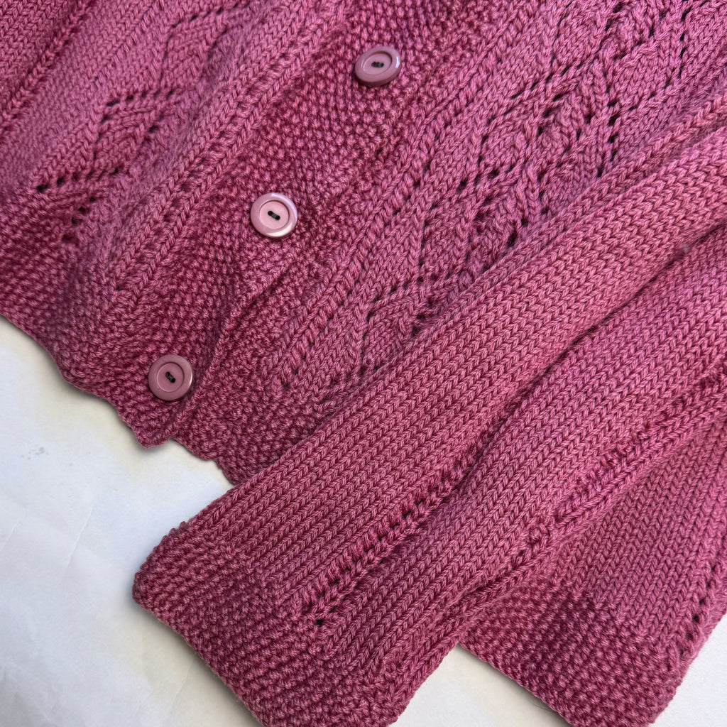 Handmade Cable Knit Cardigan