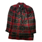 Tartan Double-Breasted Coat