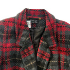 Tartan Double-Breasted Coat