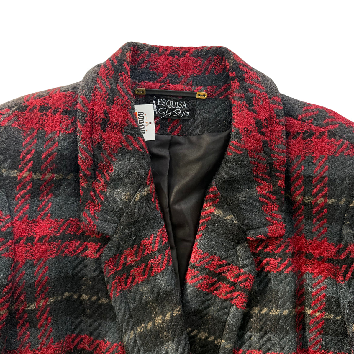 Tartan Double-Breasted Coat