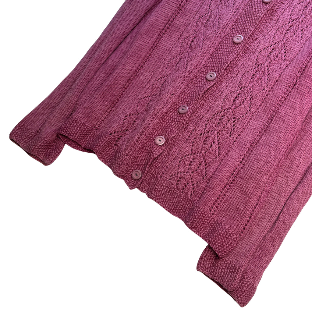 Handmade Cable Knit Cardigan
