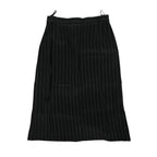 Long Black with White stripes Skirt