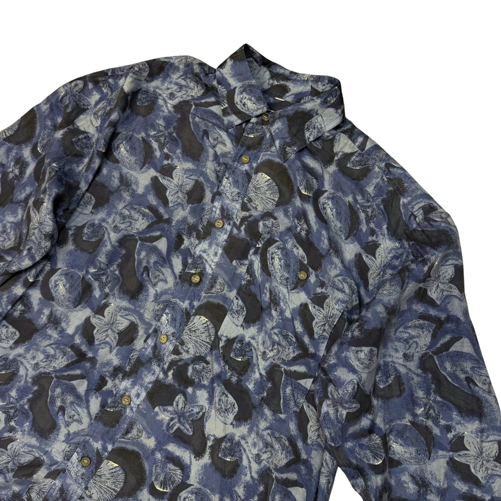 Abstract Silk Shirt