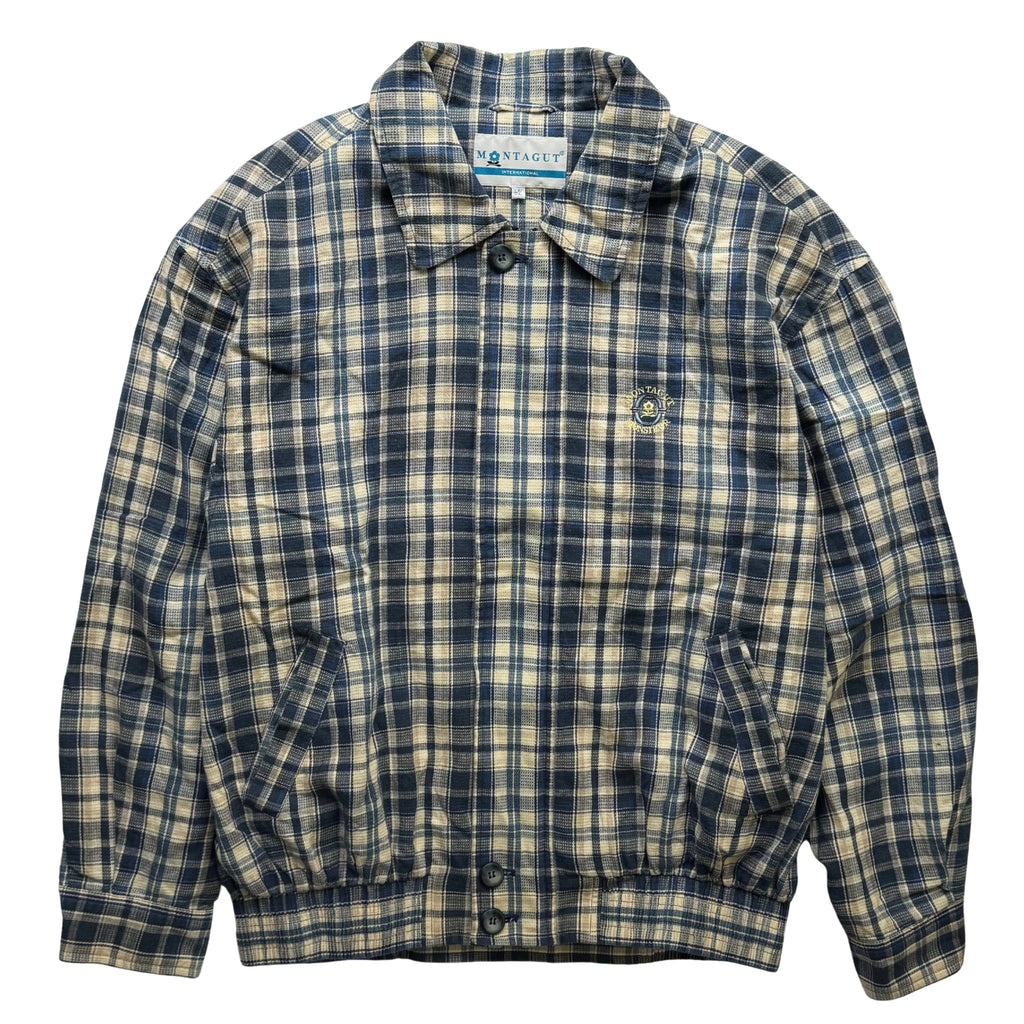 Vintage Checkered Harrington Jacket