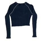 Ribbed Long Sleeve Crop Top