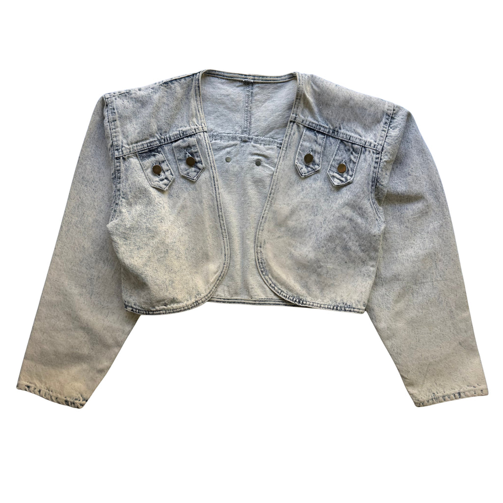 Cropped Denim Bolero