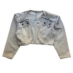Cropped Denim Bolero