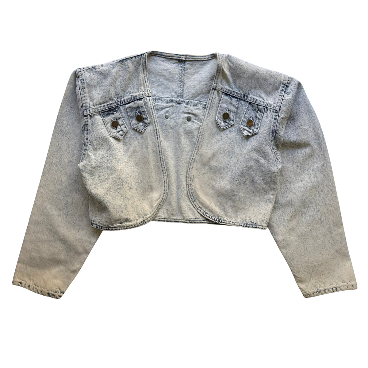 Cropped Denim Bolero