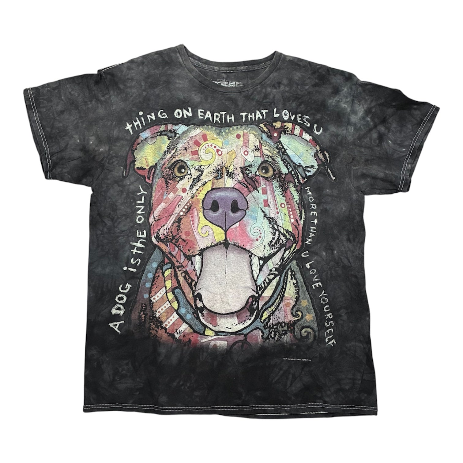 Dog Front Print T-Shirt