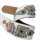 Embroidered Leather Belt