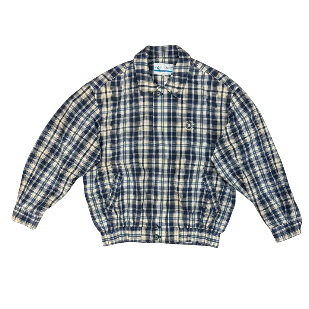 Vintage Checkered Harrington Jacket