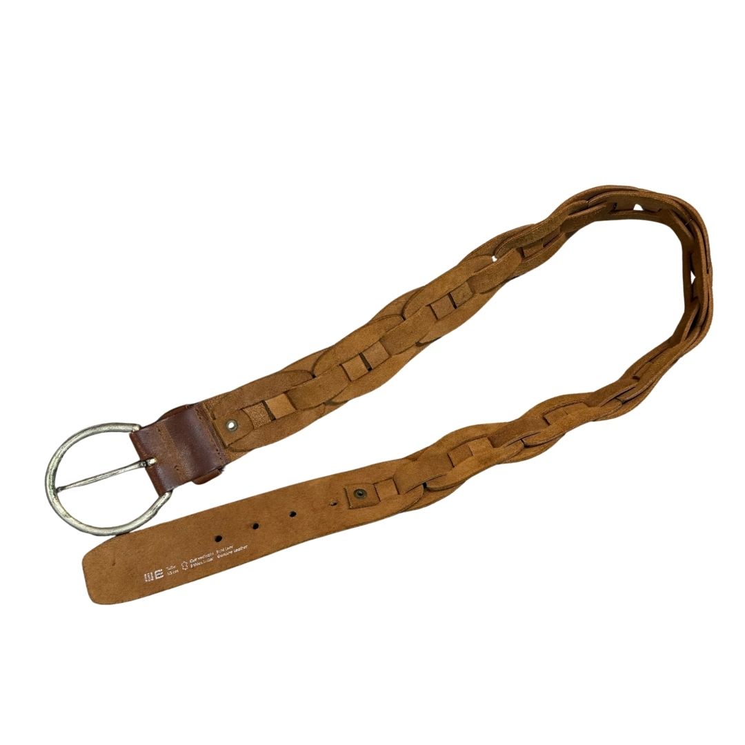 Vintage Braided Leather Belt