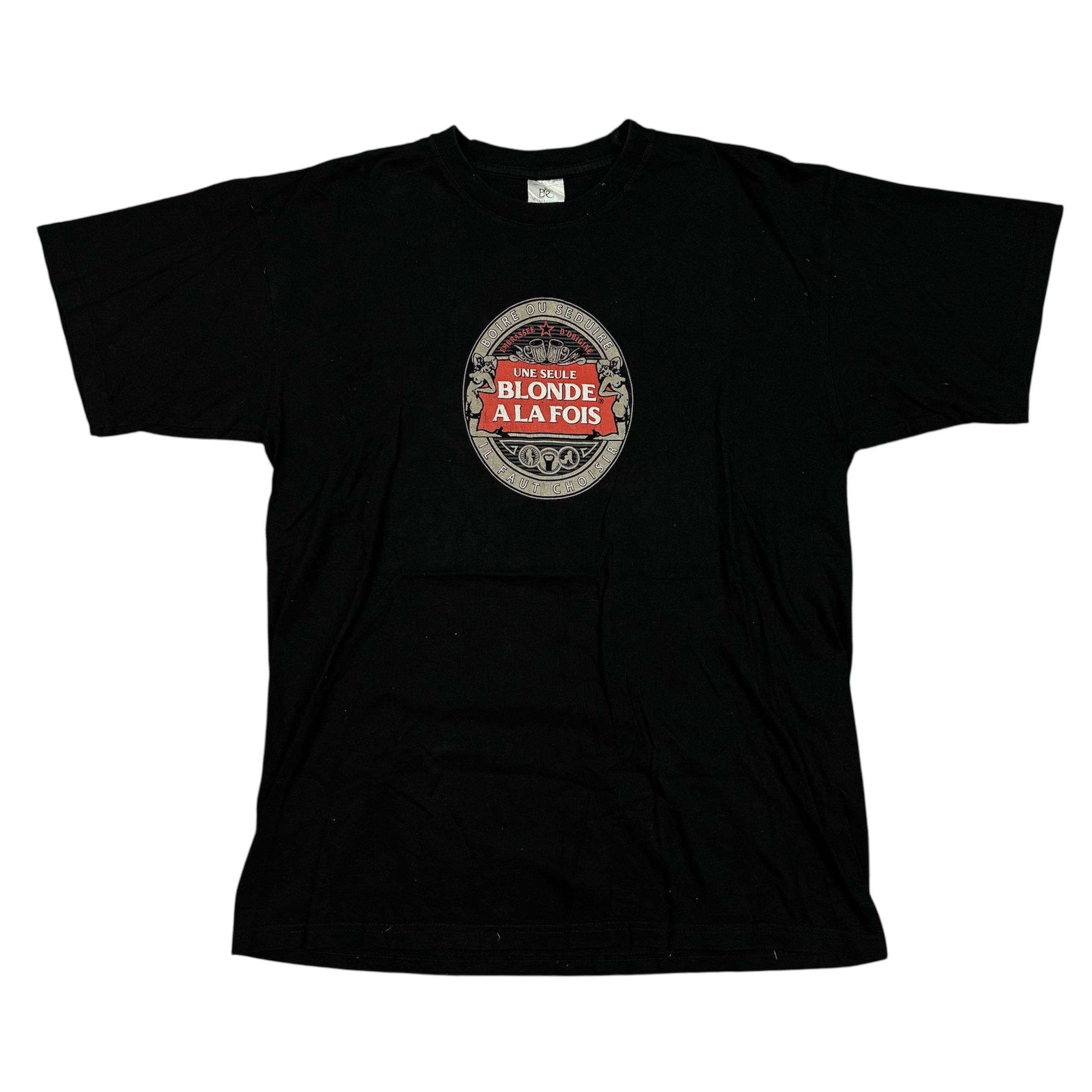 Black “Une Seule Blonde A La Fois” T-Shirt