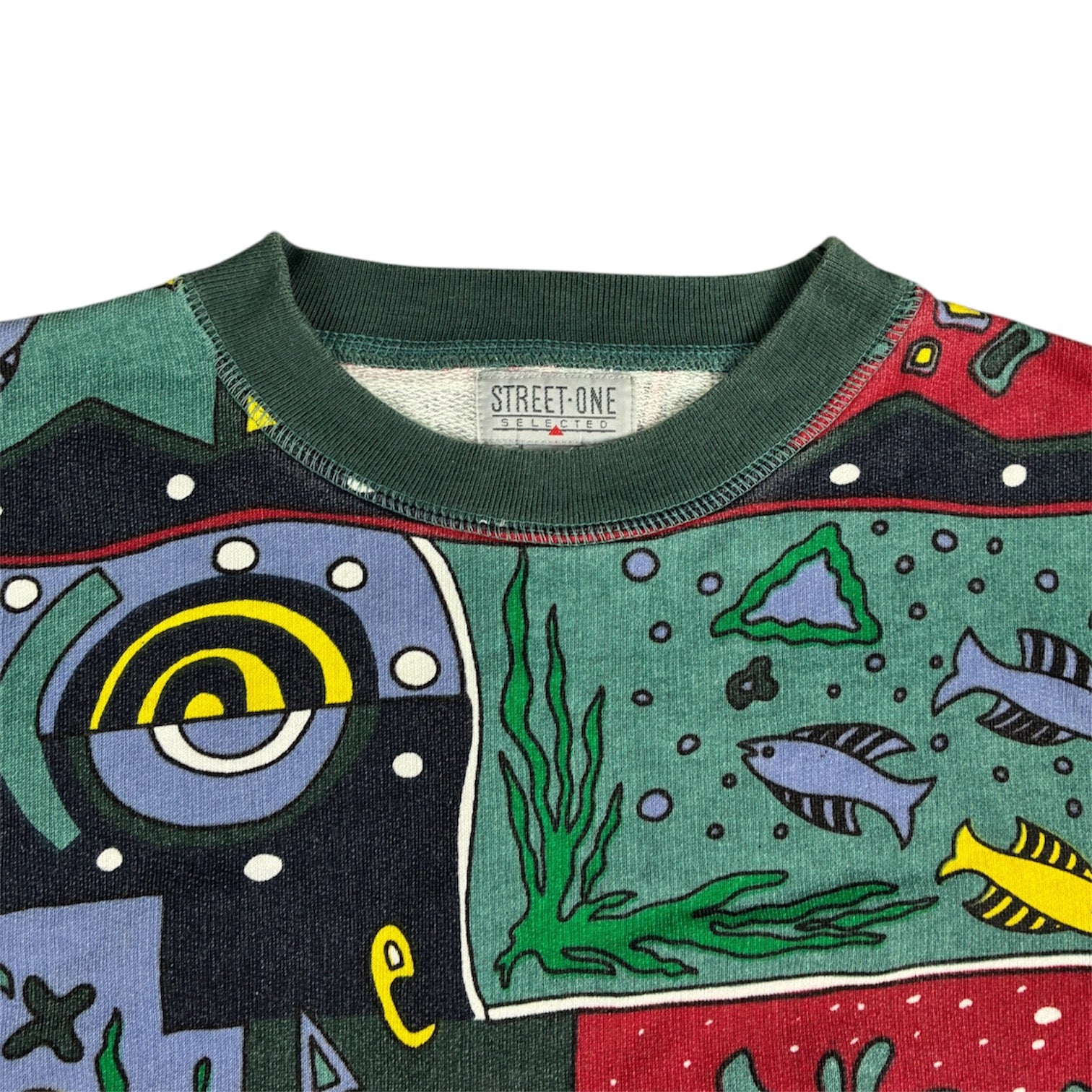 Street One Crazy Pattern Vintage Sweatshirt