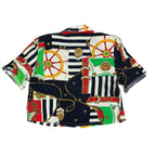 Reworked Cropped Summer Blouse