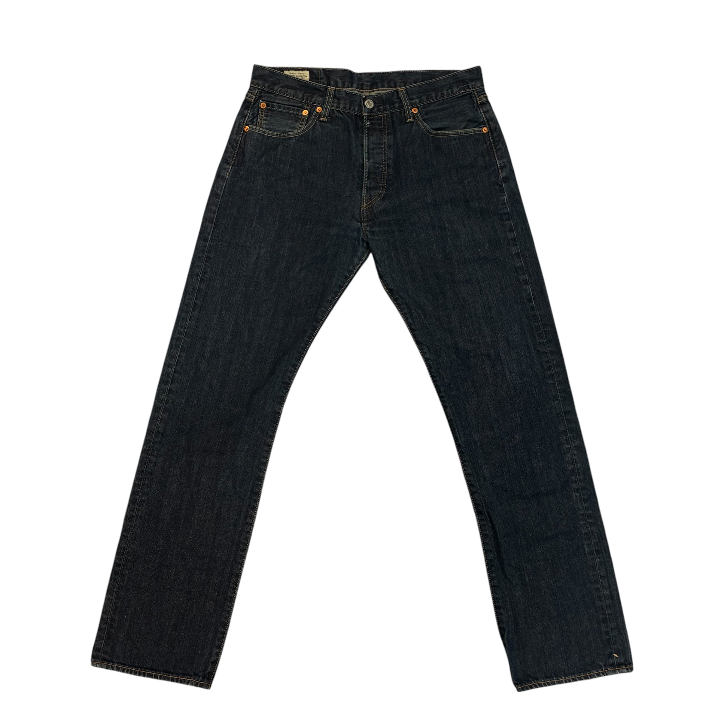 Levi’s 501 Straight Fit Jeans – Deep Dark Blue Wash