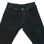 Levi‘s 501 Straight Leg Jeans – Deep Black Wash