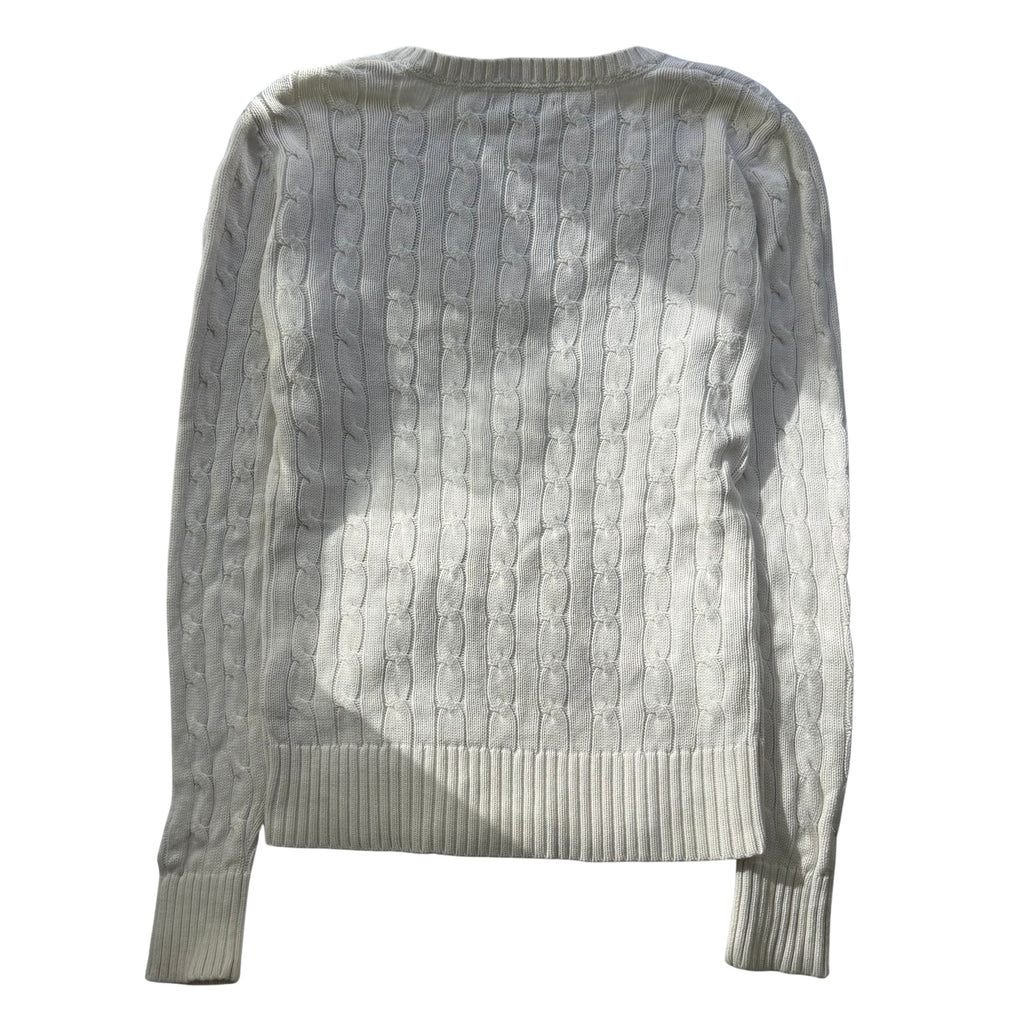 Tommy Hilfiger Cable Knit V-Neck Sweater