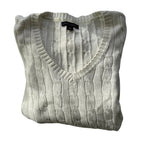 Tommy Hilfiger Cable Knit V-Neck Sweater