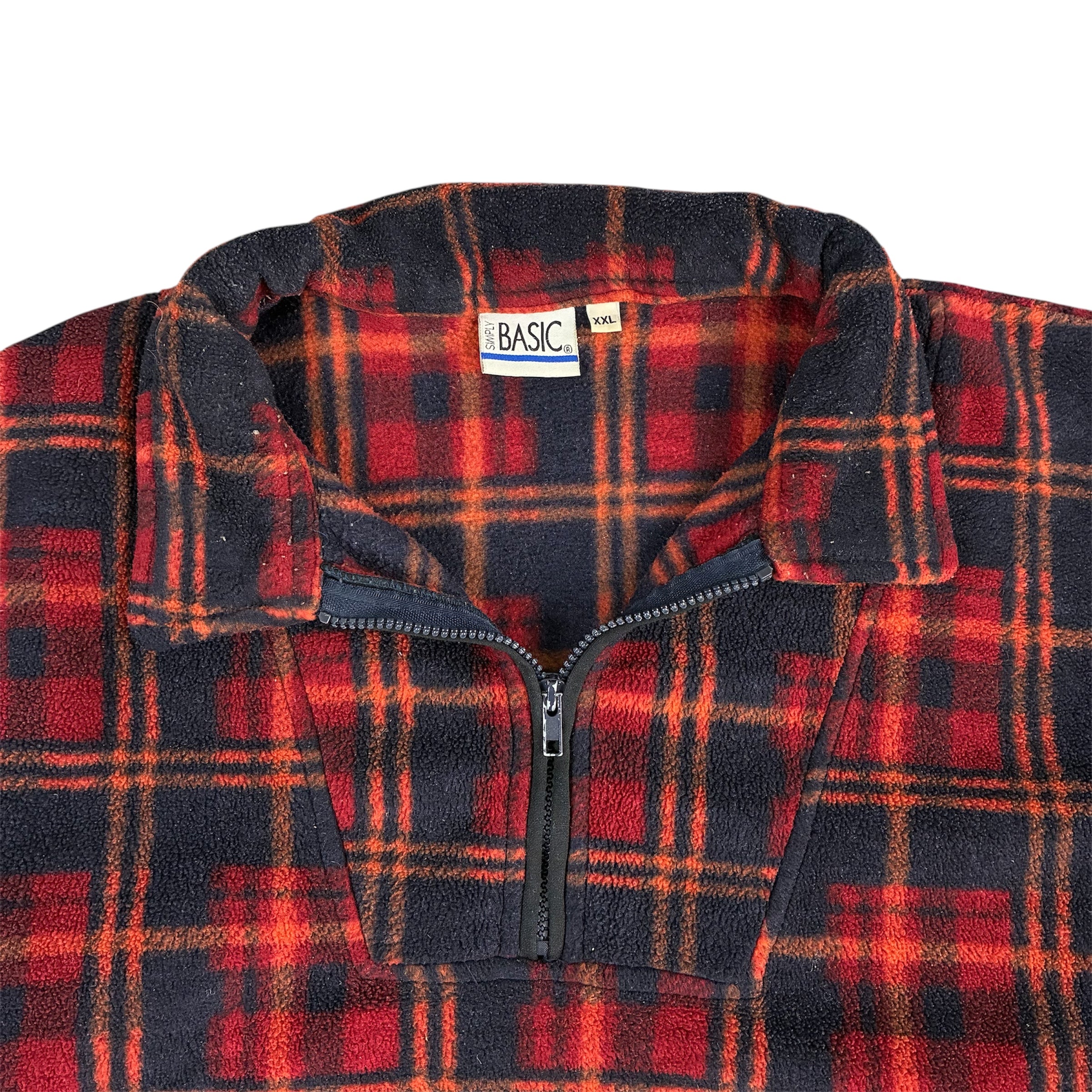Checkered Vintage Fleece Jacket