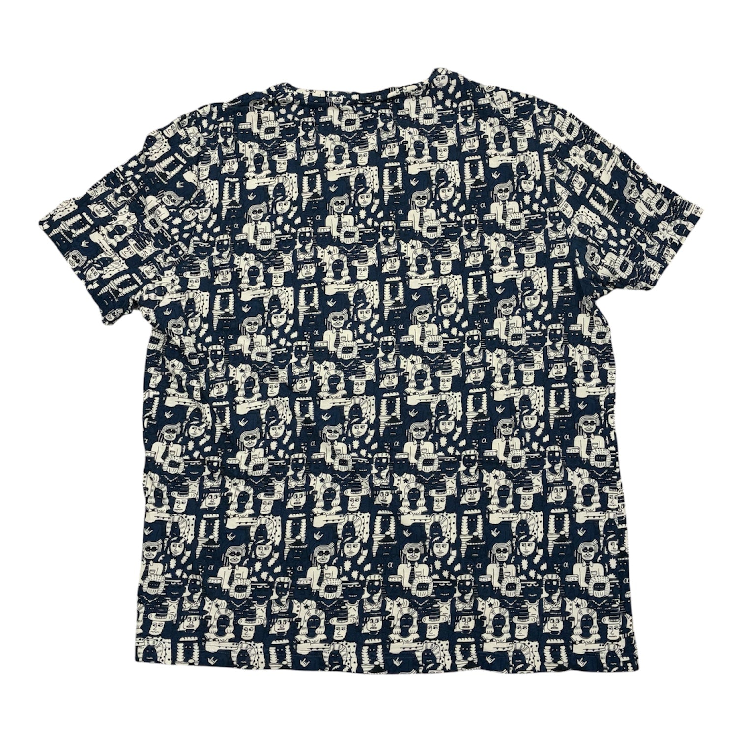 Lacoste Blue Pattern T-Shirt