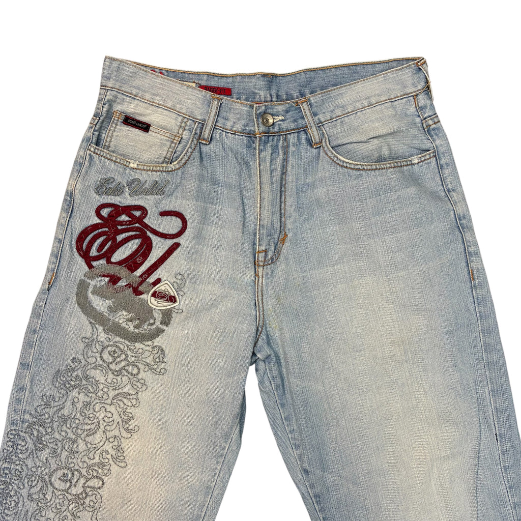 Ecko Embroidered Y2K Denim