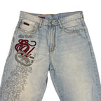Ecko Embroidered Y2K Denim