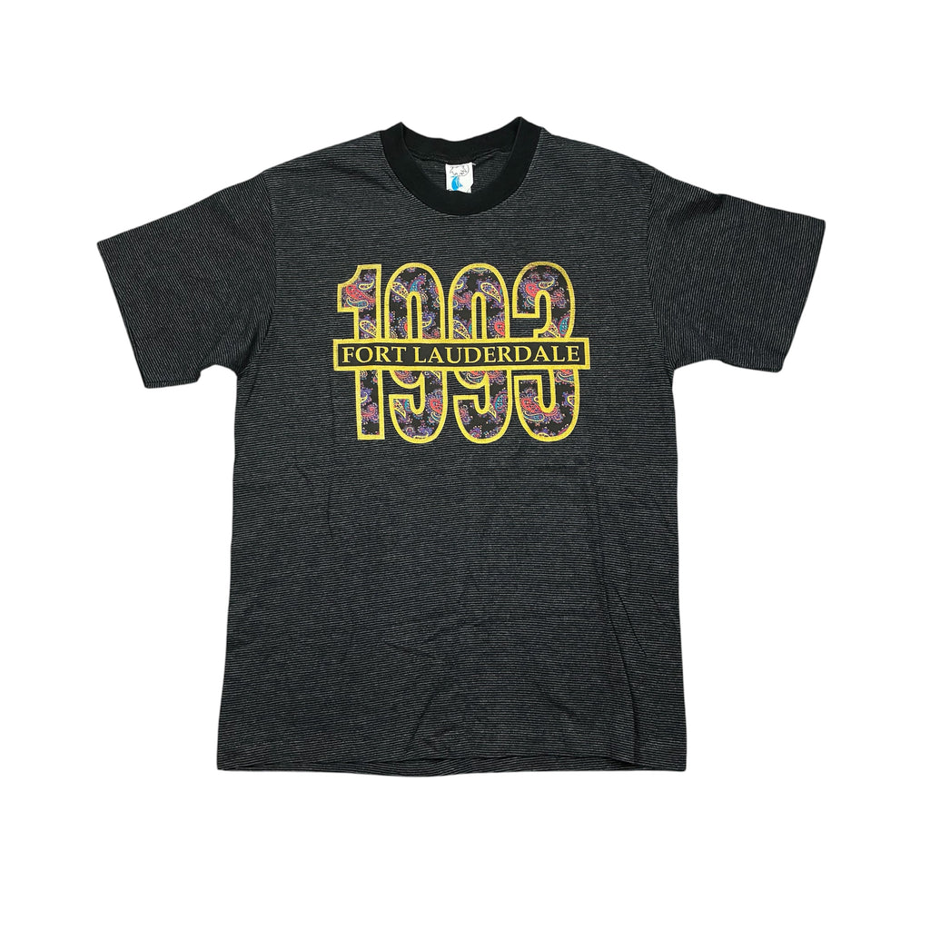 striped Fort Lauderdale 1993 T-Shirt