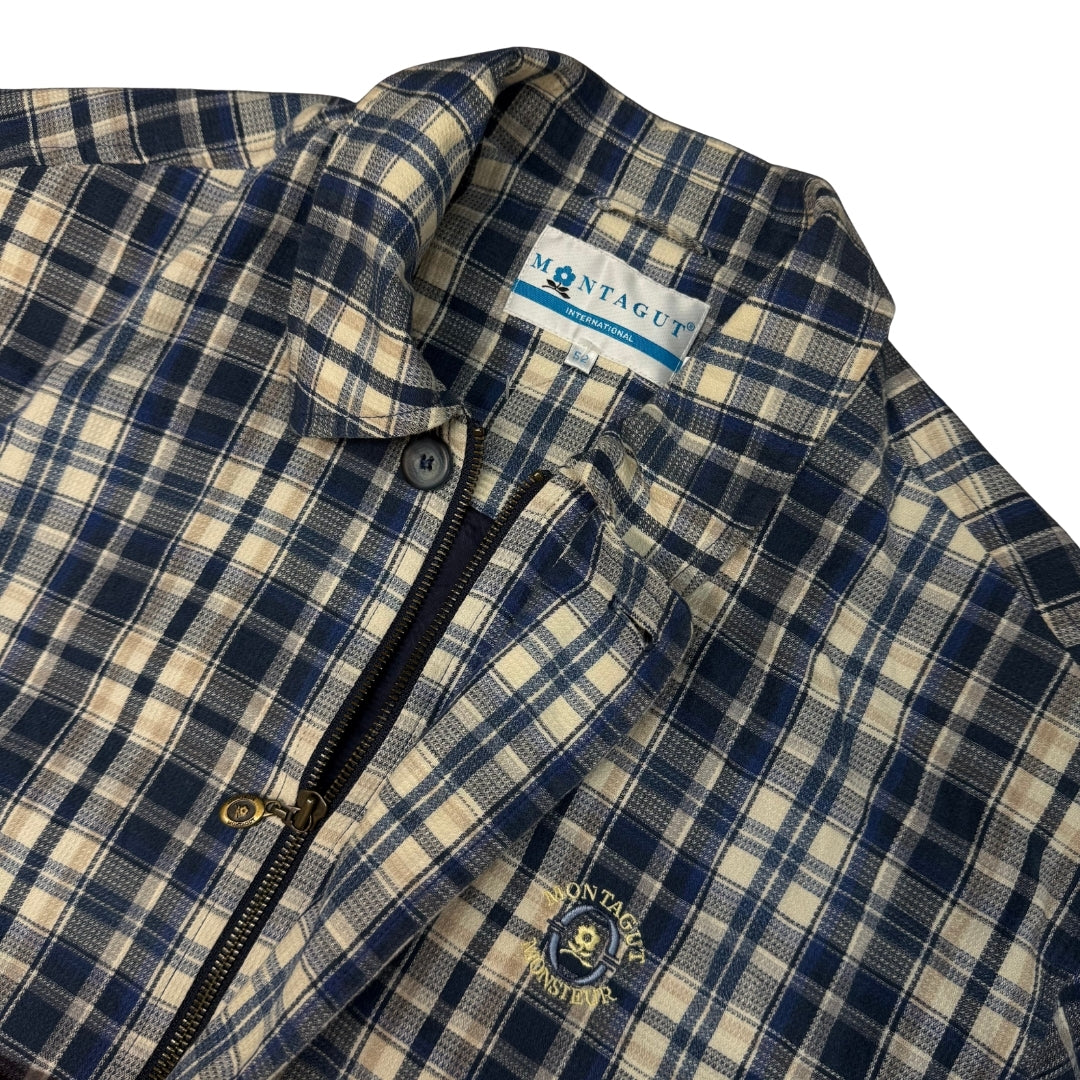 Vintage Checkered Harrington Jacket