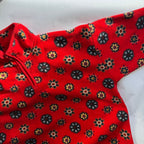 Floral Fleece Quarter Zip Pullover