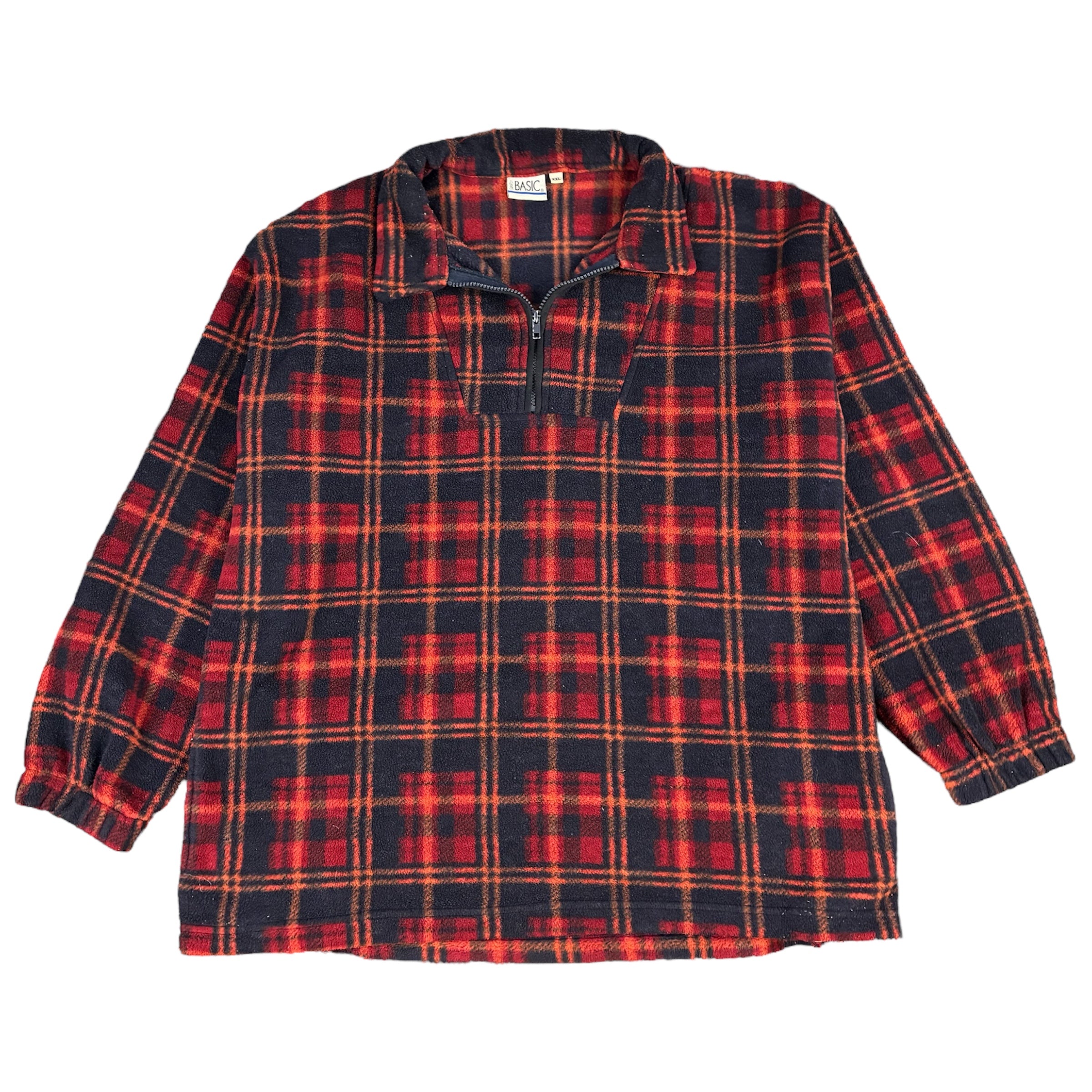 Checkered Vintage Fleece Jacket