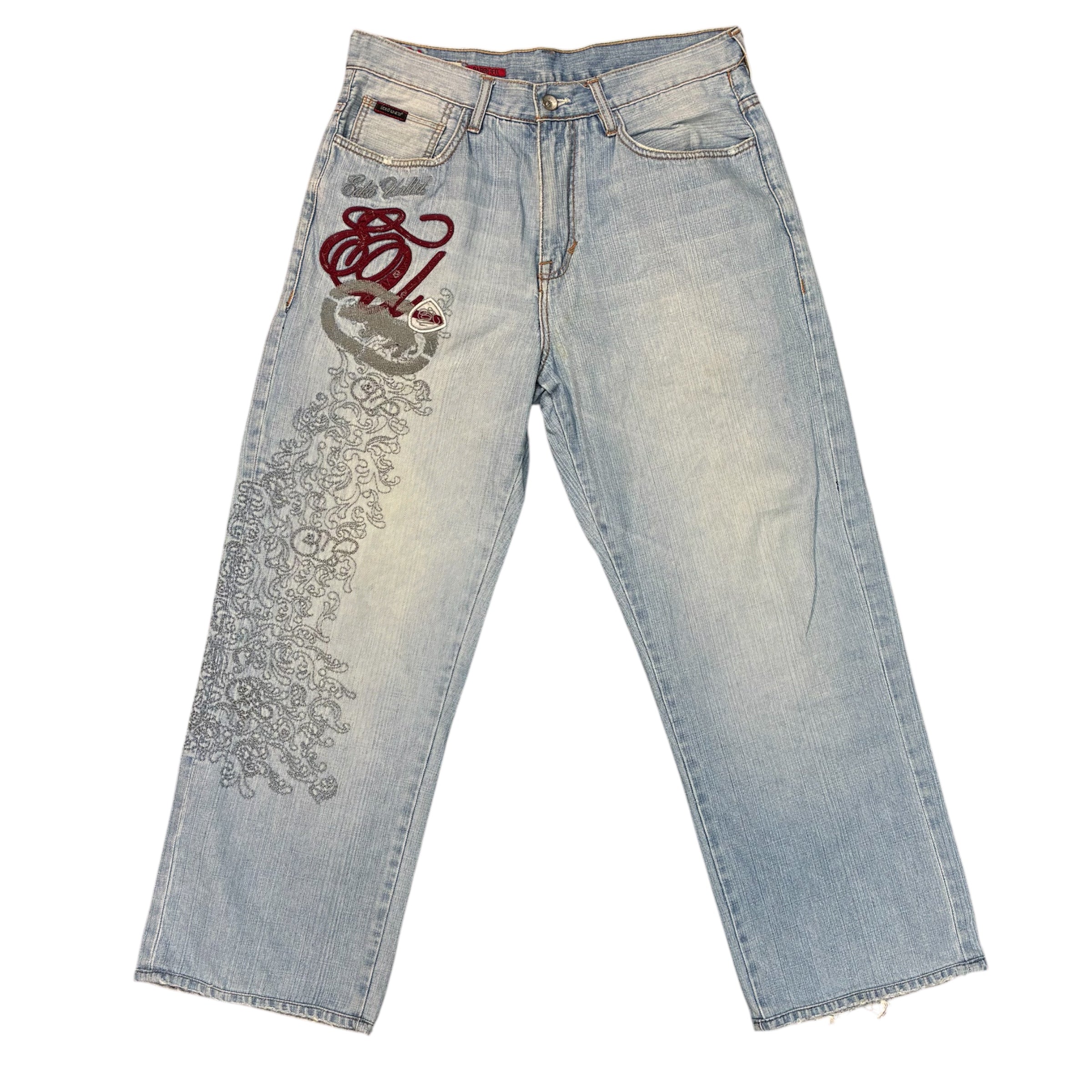 Ecko Embroidered Y2K Denim