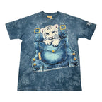 Blue Tie Dye Tiger T-Shirt