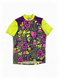 Kupline Vibrant Cycling Jersey with Abstract Pattern
