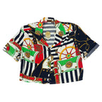 Reworked Cropped Summer Blouse
