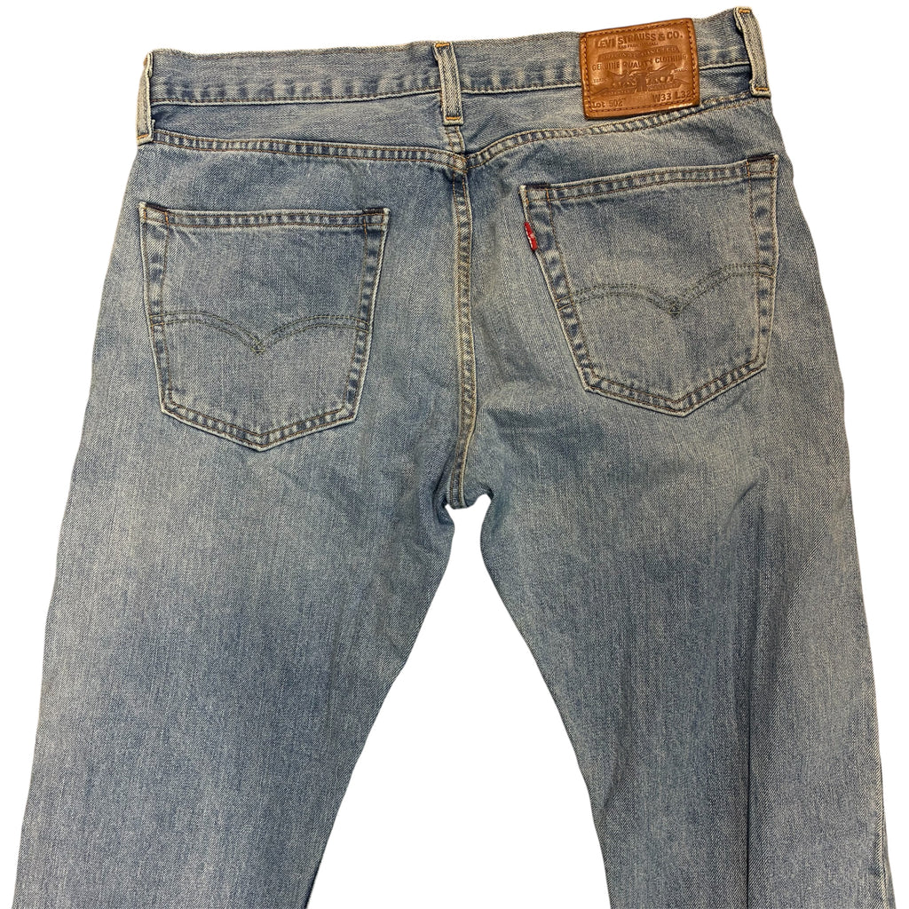 Levi’s 502 Straight Leg Jeans – Used Light Blue Wash