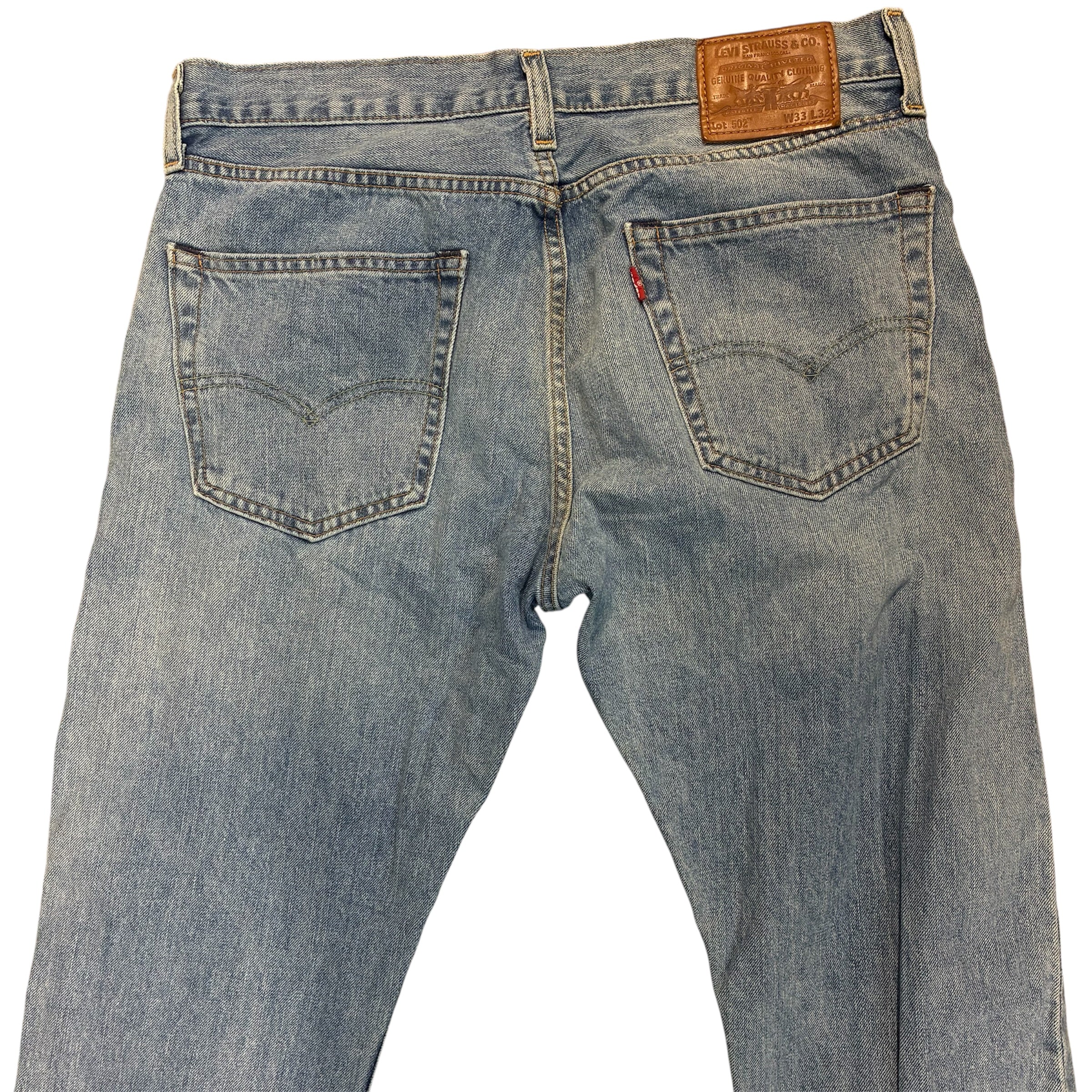 Levi’s 502 Straight Leg Jeans – Used Light Blue Wash