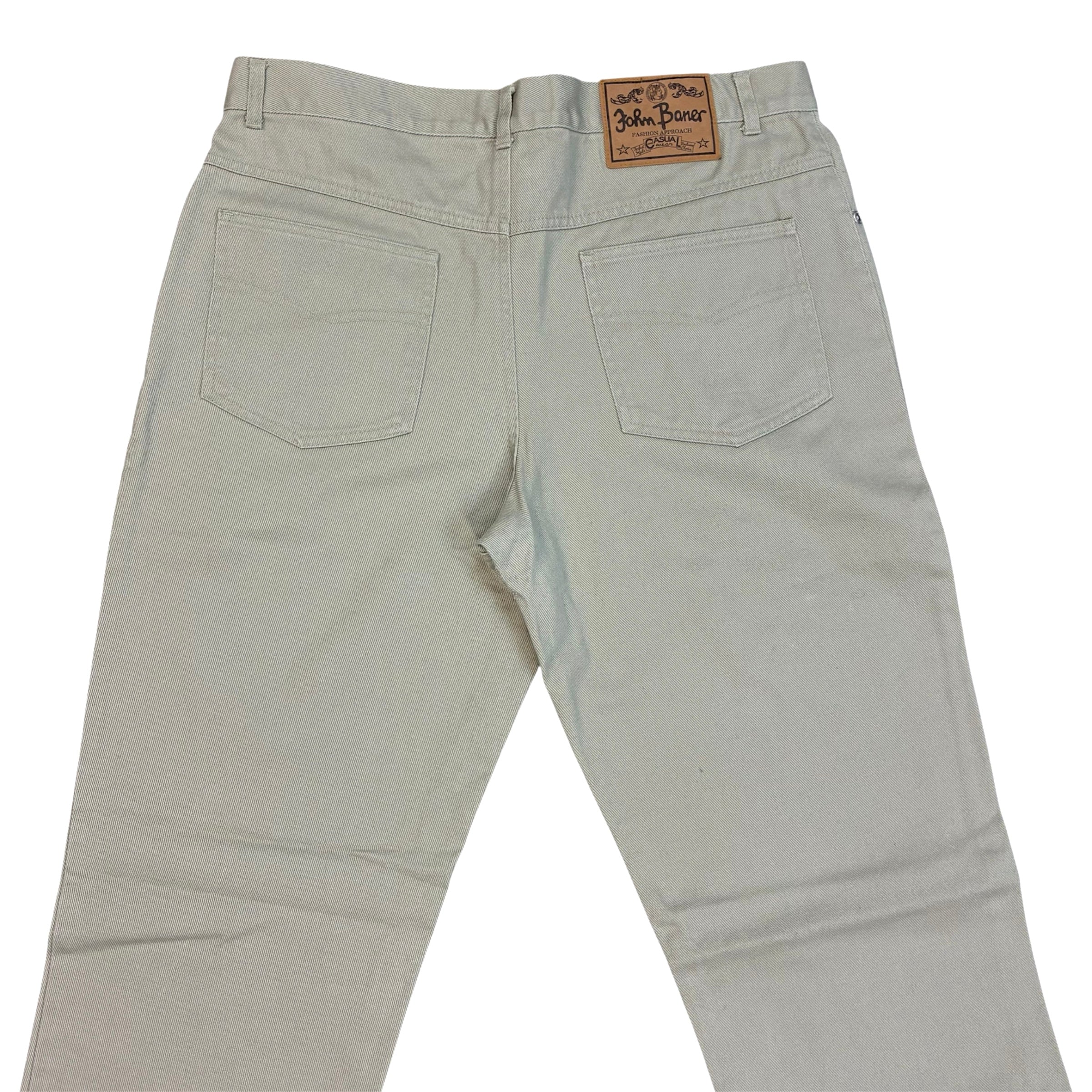 John Baner Straight Leg Jeans  – Beige