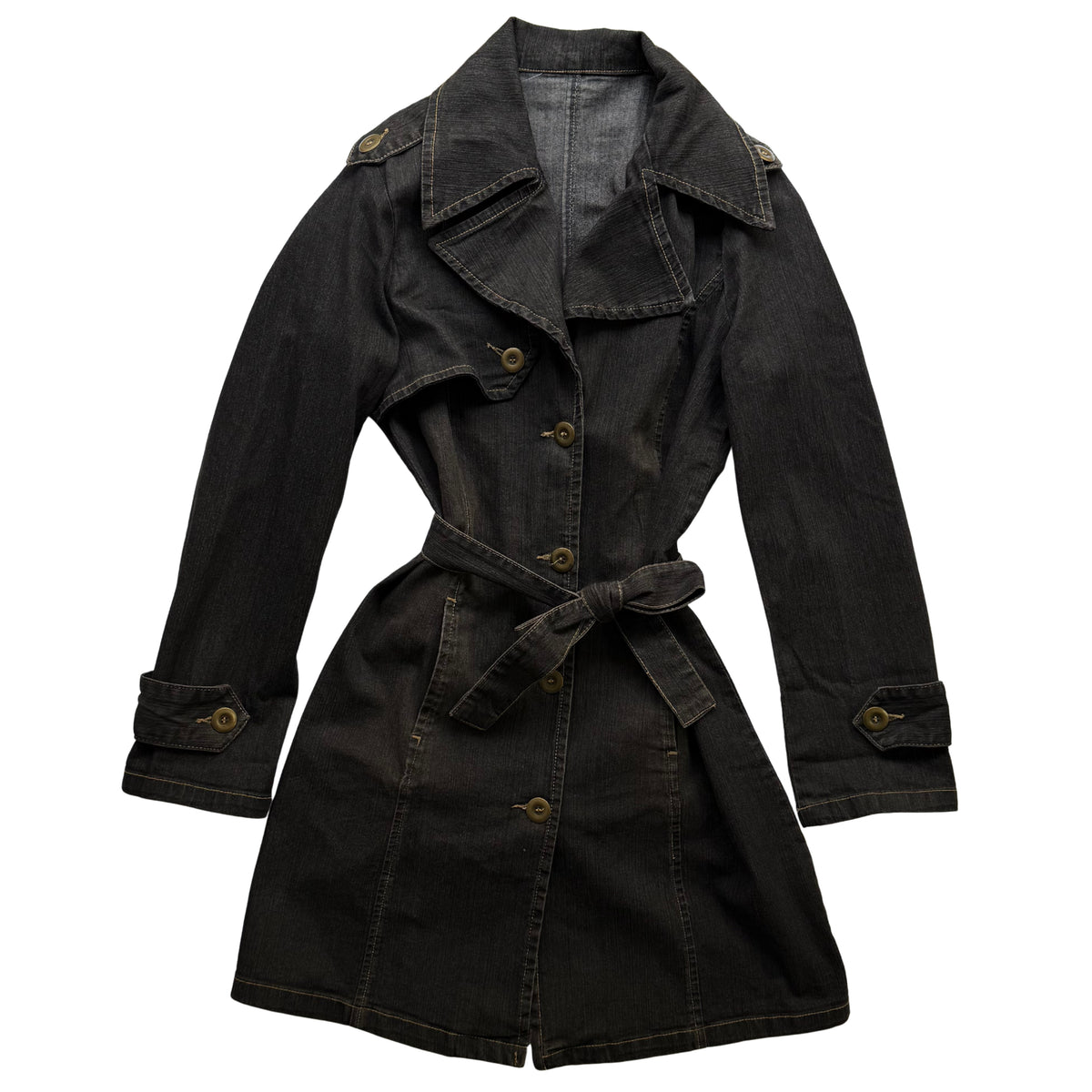 Denim Trench Coat