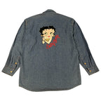 Betty Boop Vintage Denim Shirt