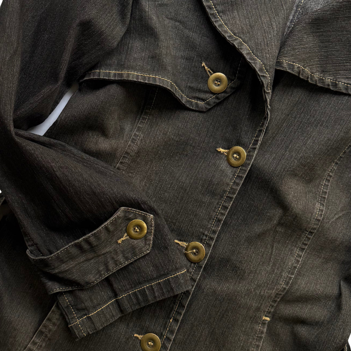 Denim Trench Coat