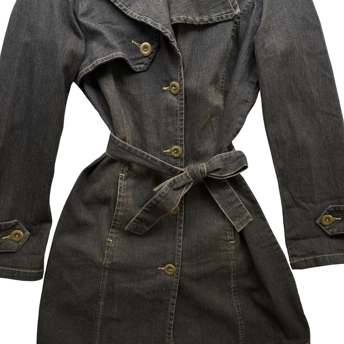 Denim Trench Coat