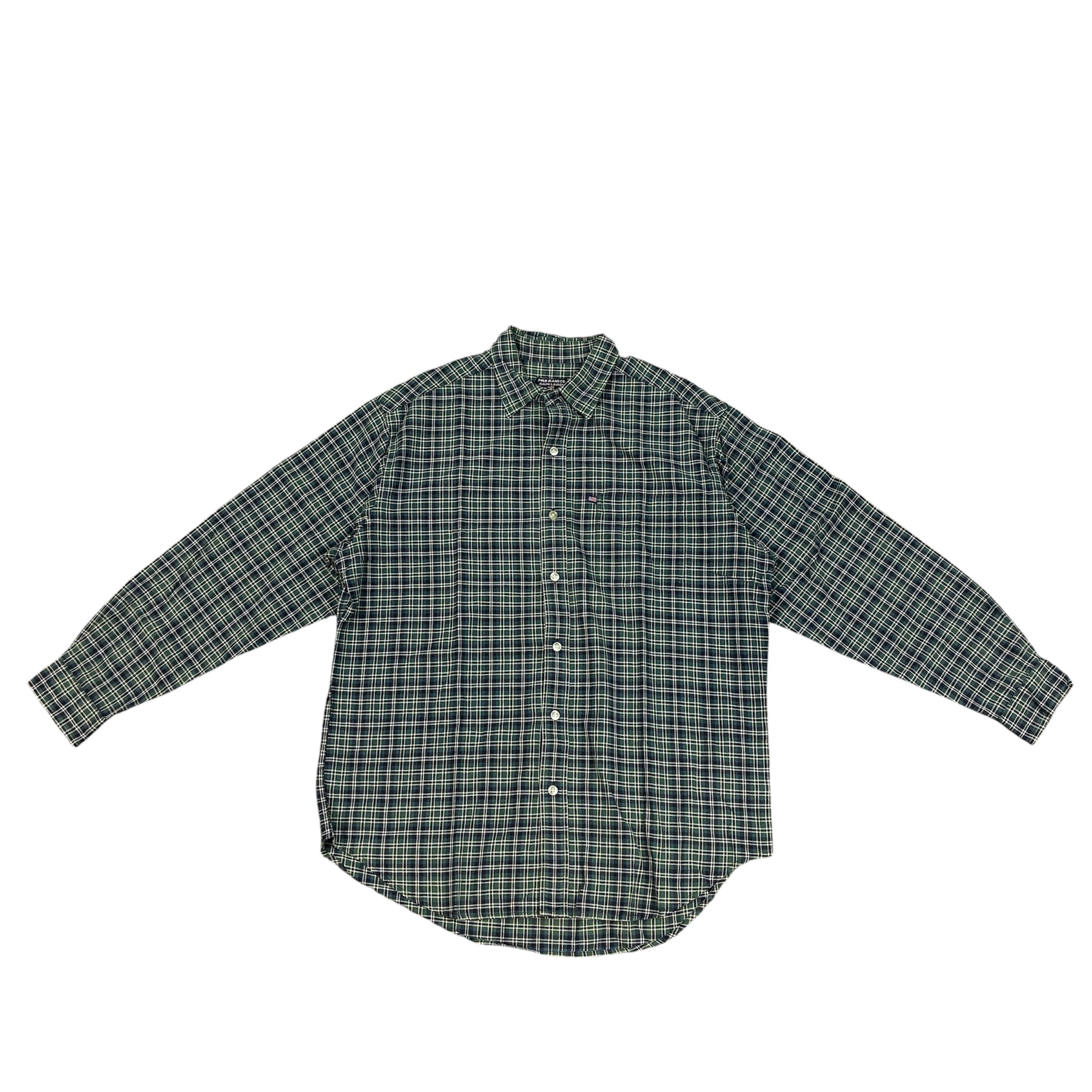 Green/Blue Plaid Ralph Lauren Shirt