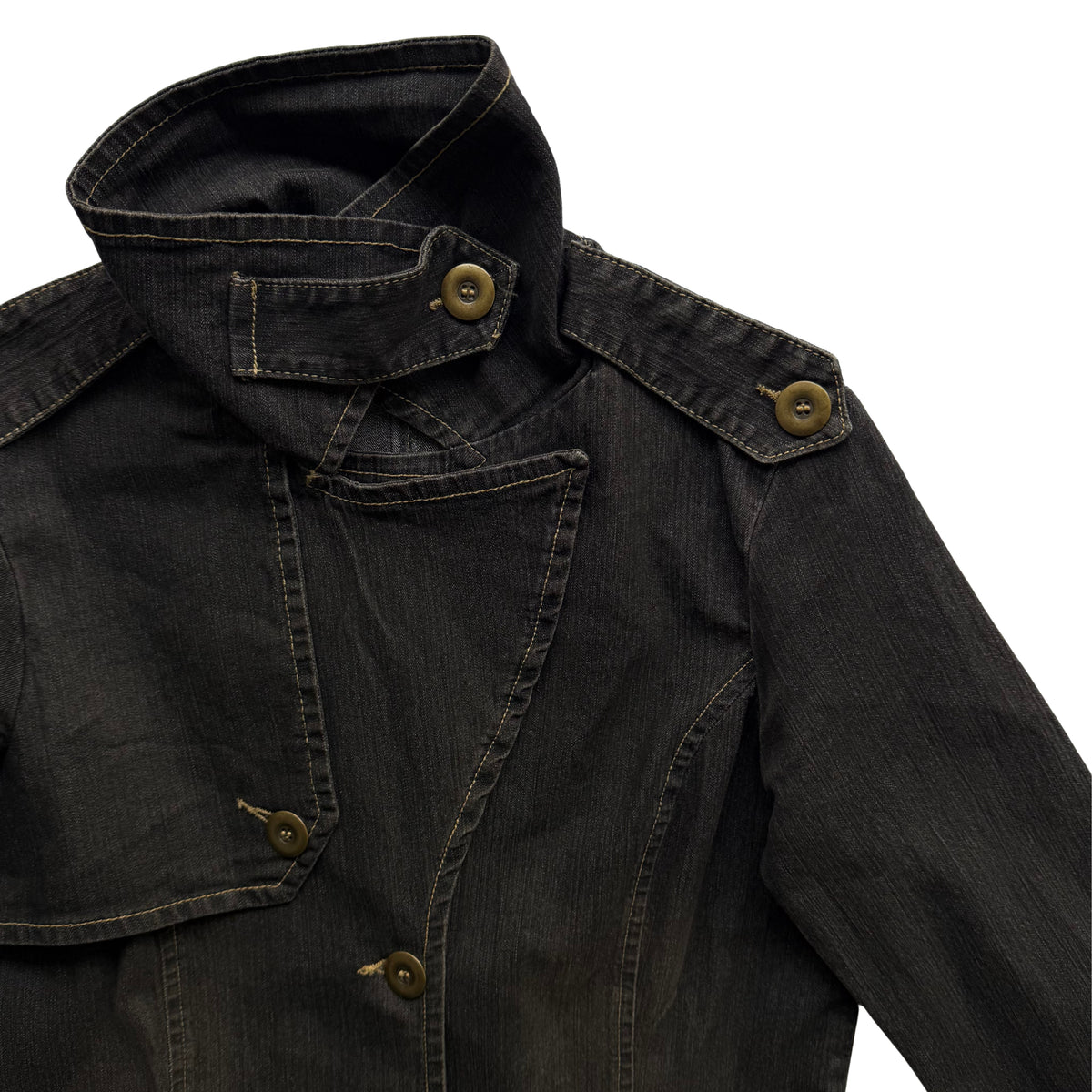 Denim Trench Coat