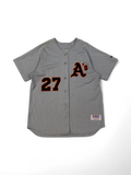 Vintage Athletic Jersey with Number 27