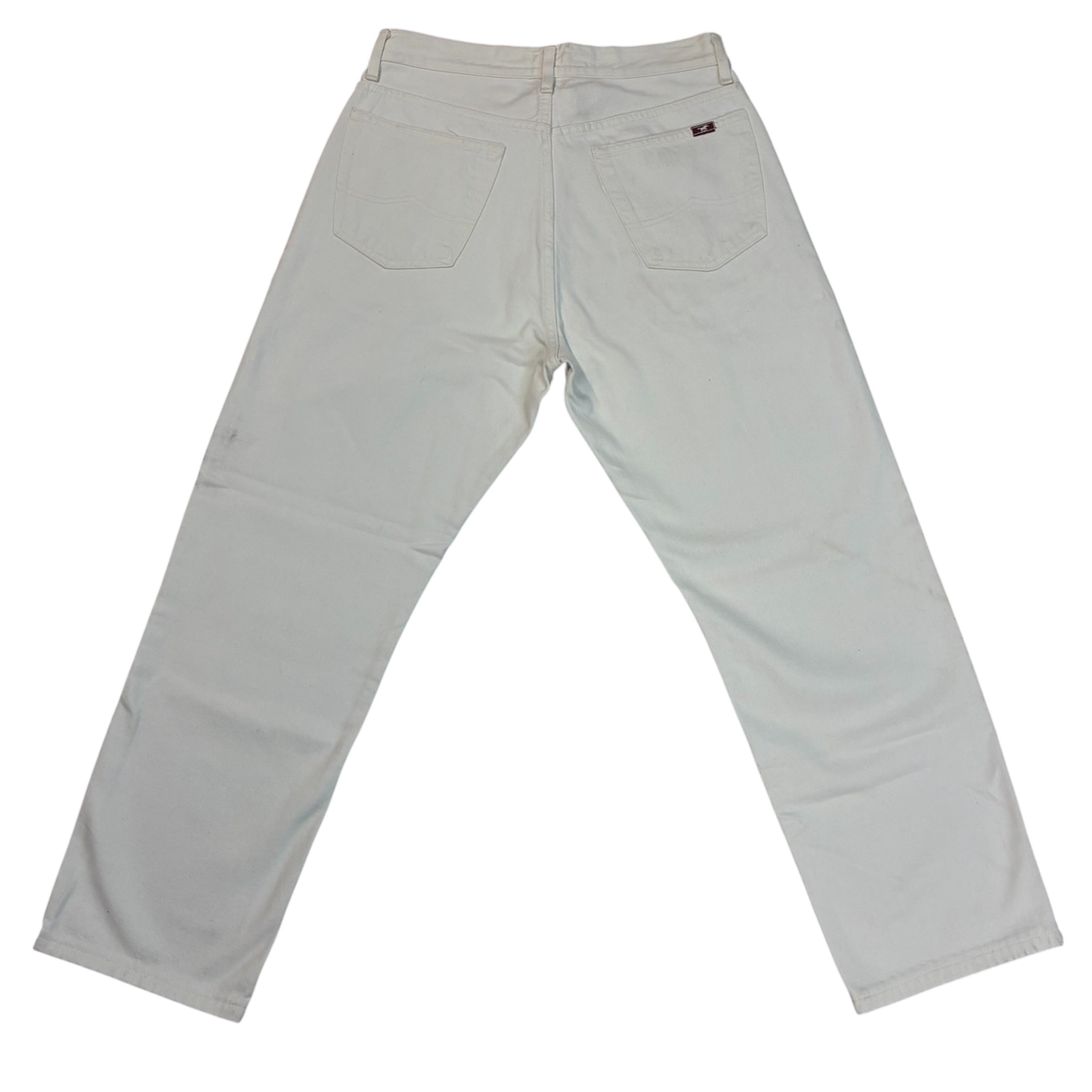 Mustang Straight Leg Jeans – White