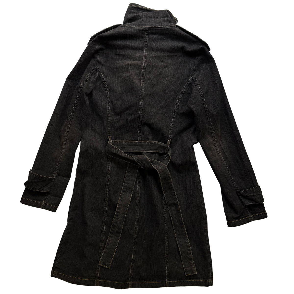 Denim Trench Coat