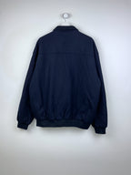Navy Wool Bomber Jacket