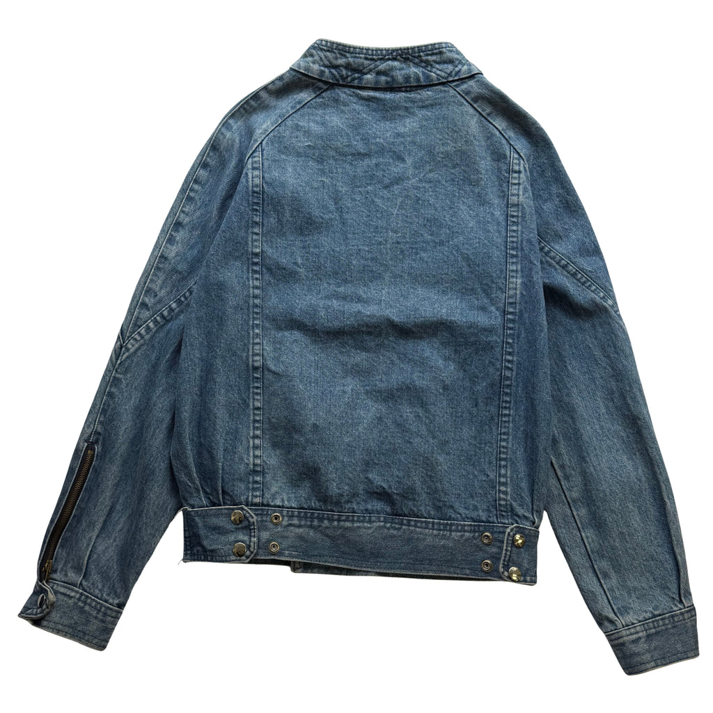 Vintage Asymmetric Denim Jacket